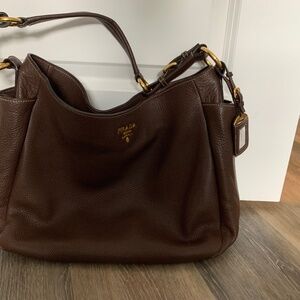 Prada side-pocket hobo